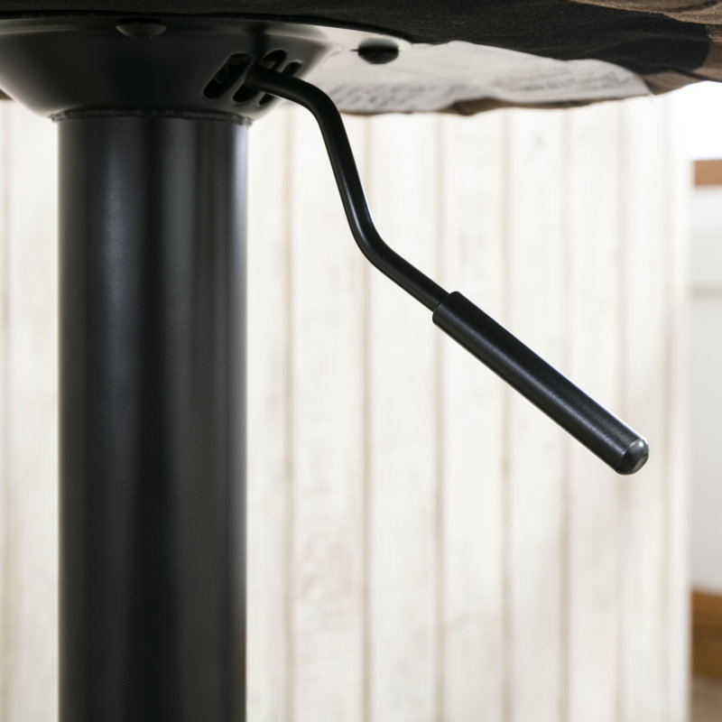 Foundry Select Newville Swivel Adjustable Height Stool & Reviews Wayfair